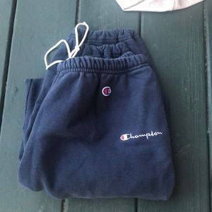 Navy Blue Champion Sweatpants